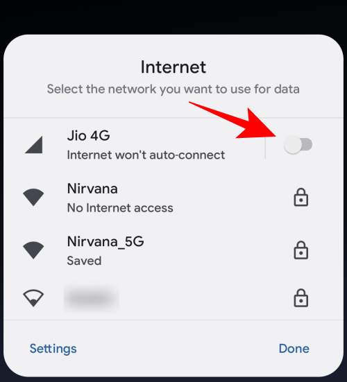 Android 12: Sådan slukker du Wifi, en WiFi-forbindelse eller internet helt