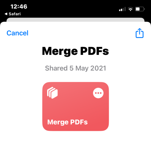 Slik slår du sammen PDF-filer på en iPhone ved hjelp av Files-appen eller en snarvei