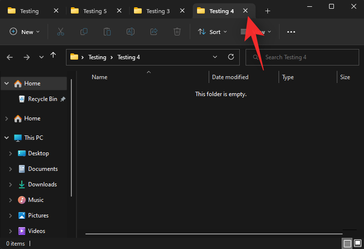 File Explorer -välilehtien käyttäminen Windows 11:ssä