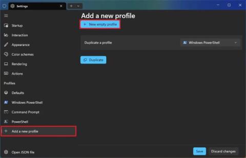 Ako vytvoriť profil príkazového nástroja na Windows Terminal