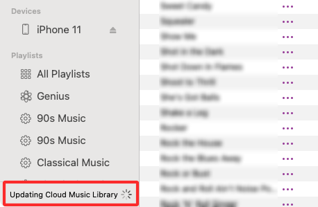 Slik fikser du feilen "Oppdaterer Cloud Music Library" på Apple Music