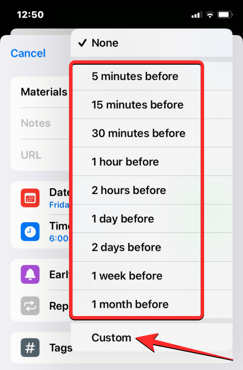 Як встановити ранні нагадування на iOS 17