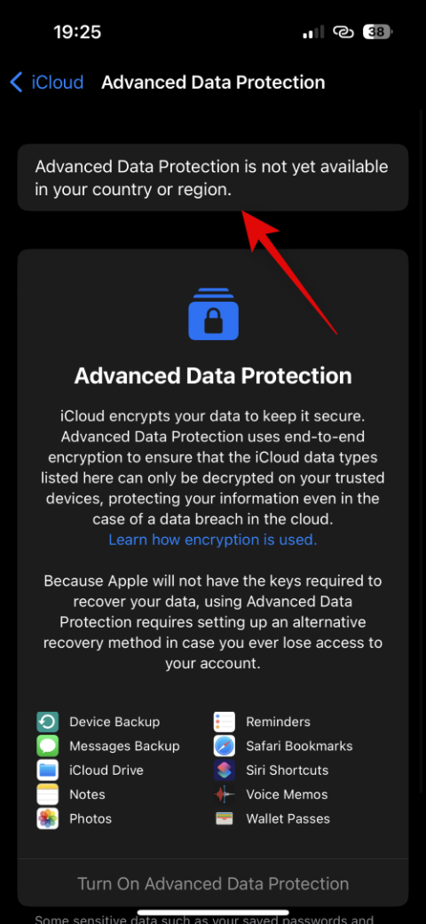 Miért nem tudom bekapcsolni a Speciális adatvédelmet az iPhone-omon? 4 ellenőrzés és 6 javítás magyarázata