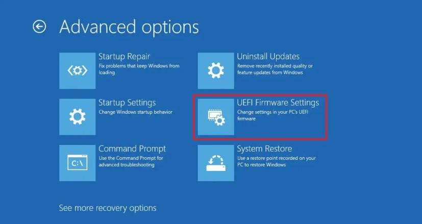 Az UEFI (BIOS) rendszerindítási sorrend megváltoztatása Windows 11 rendszeren