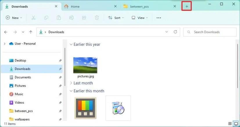 Sådan administreres faner på File Explorer til Windows 11