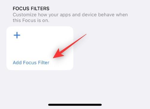 Jak používat Focus Filters na iPhone na iOS 16