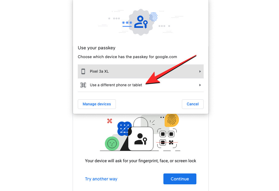 Google adgangsnøgler: Sådan bruger du dit ansigt eller dit fingeraftryk til at logge ind på en Google-konto