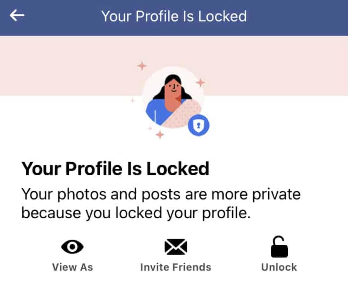 Hvordan låse og låse opp Facebook-profilen din