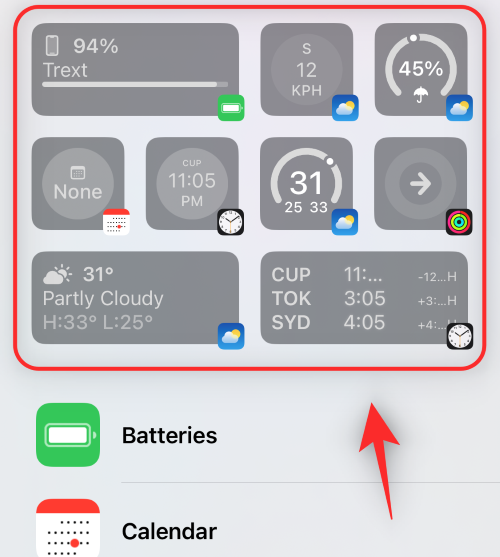 Sådan administreres widgets på iPhone på iOS 16