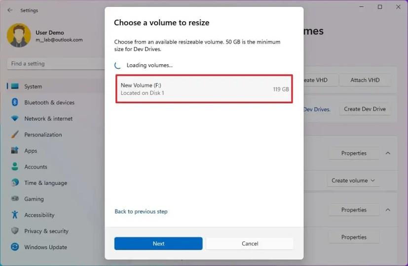 Jak vytvořit Dev Drive ve Windows 11