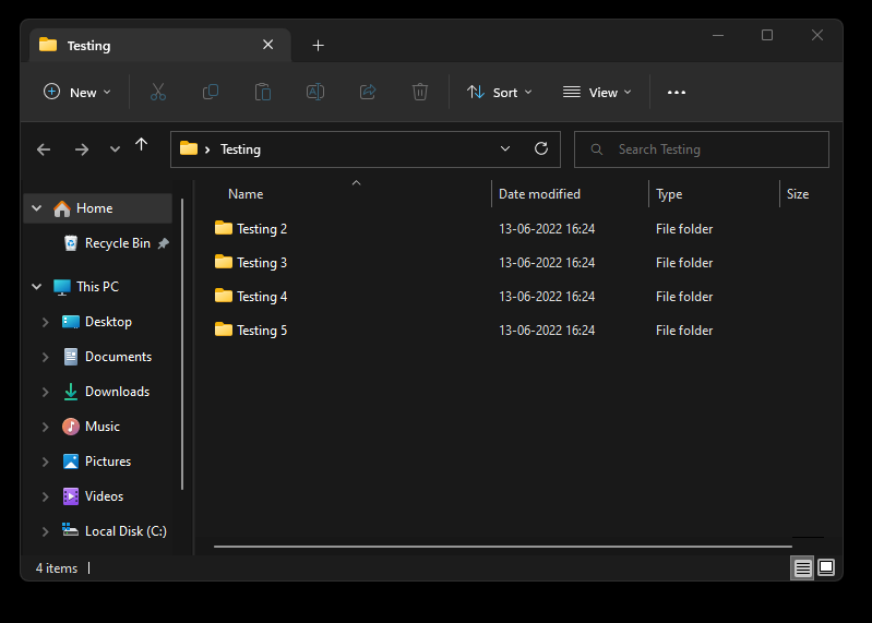 File Explorer -välilehtien käyttäminen Windows 11:ssä