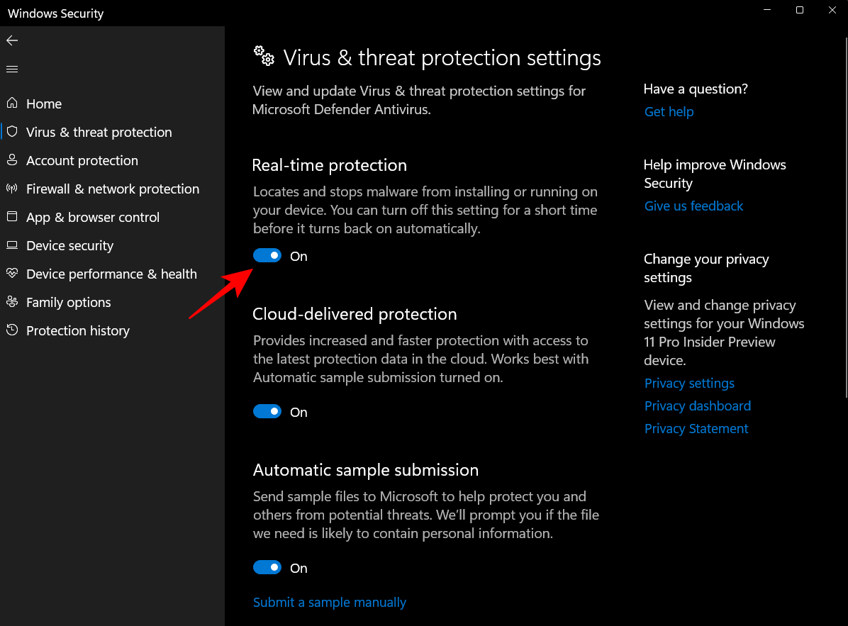 Як увімкнути Windows Defender у Windows 11