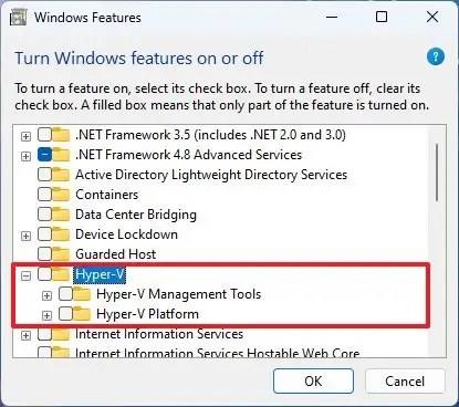 Jak povolit Hyper-V ve Windows 11