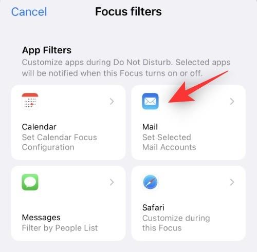 Jak používat Focus Filters na iPhone na iOS 16