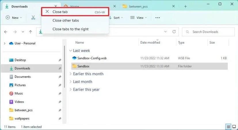 Sådan administreres faner på File Explorer til Windows 11