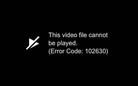 Slik fikser du Denne videofilen kan ikke spilles av (feilkode: 102630)