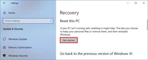 Jak resetovat systém Windows 10 a odstranit vše