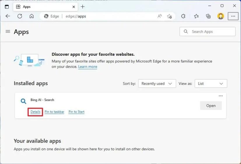 Hur man installerar Bing med ChatGPT som en app på Windows 11