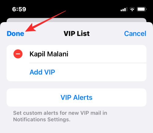 Slik fjerner du folk fra VIP-listen på Apple Mail