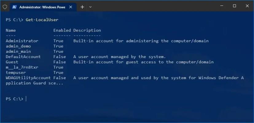 Як змінити пароль облікового запису за допомогою PowerShell у Windows 10