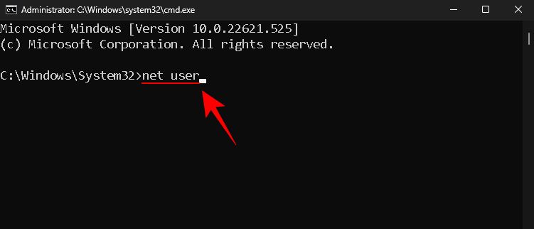 Як скинути пароль адміністратора Windows 11 за допомогою командного рядка (CMD)