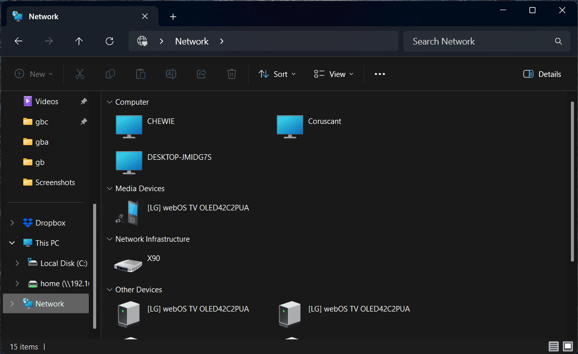Jak získat přístup ke sdíleným složkám v systému Windows 11