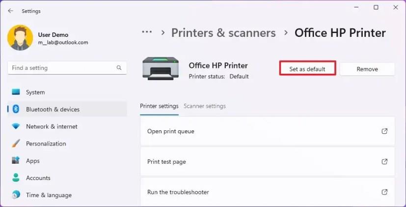Як встановити принтер за замовчуванням у Windows 11
