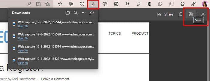 Microsoft Edge: Kako narediti in urediti posnetke zaslona