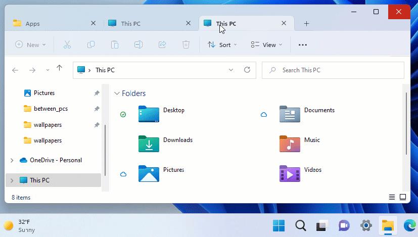 Sådan administreres faner på File Explorer til Windows 11
