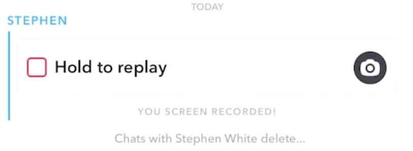 Як відтворити знімок на Snapchat