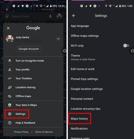 Hur du kommer åt och raderar din Google Maps-historik