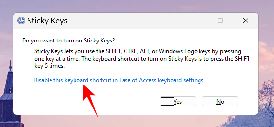 A Sticky Keys végleges letiltása a Windows 11 rendszeren [2023]