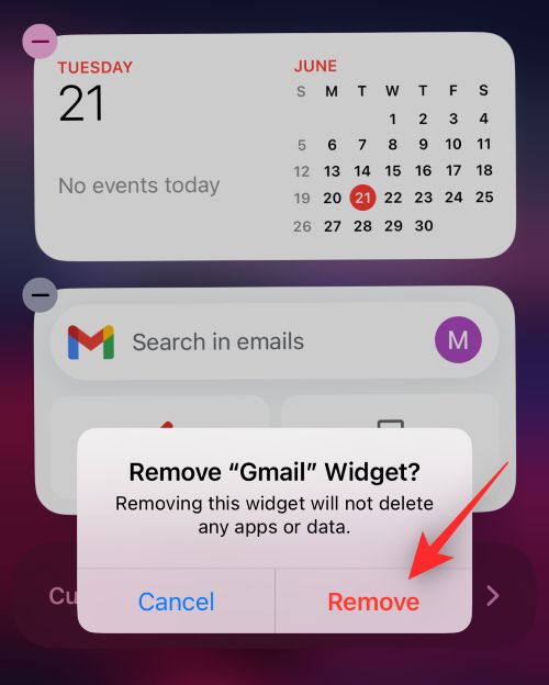 Sådan administreres widgets på iPhone på iOS 16