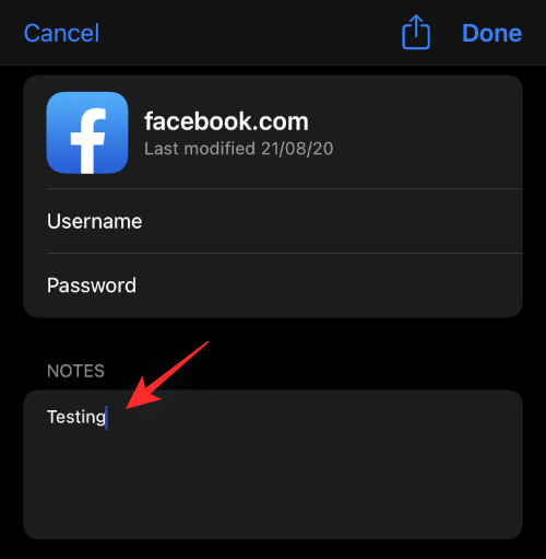 Slik legger du til notater til dine lagrede passord på iPhone