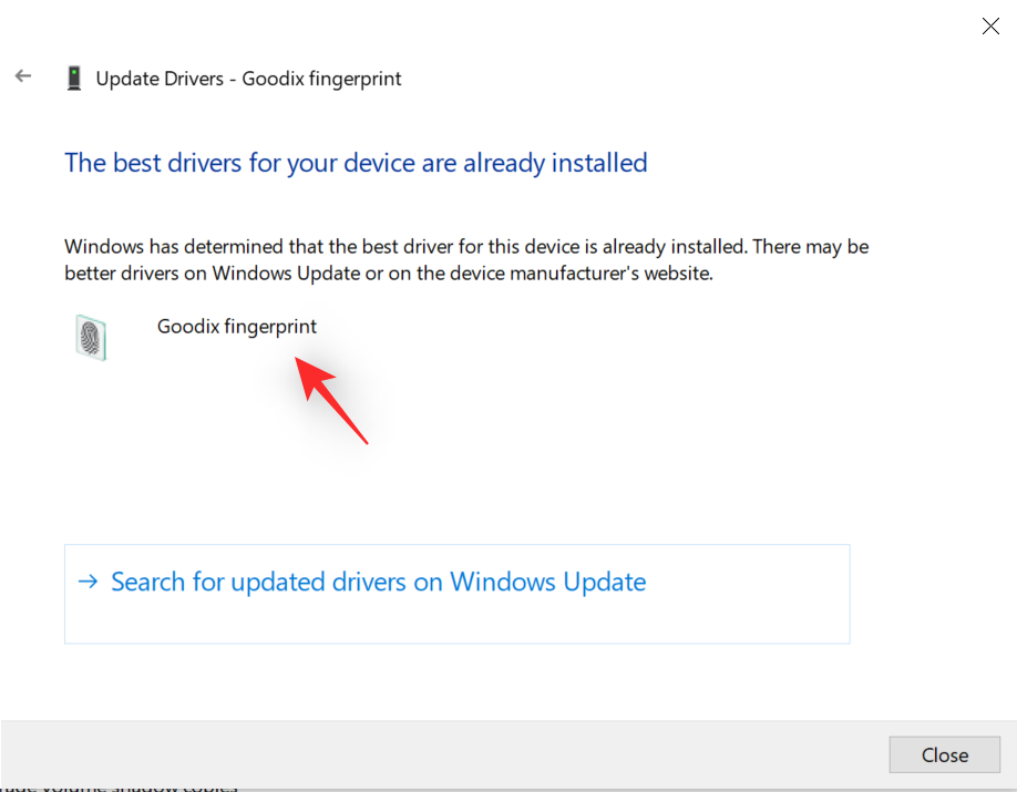 Windows 11 Goodix -sormenjälkiohjain: Kuinka ladata ja korjata ongelmia, jos se ei toimi