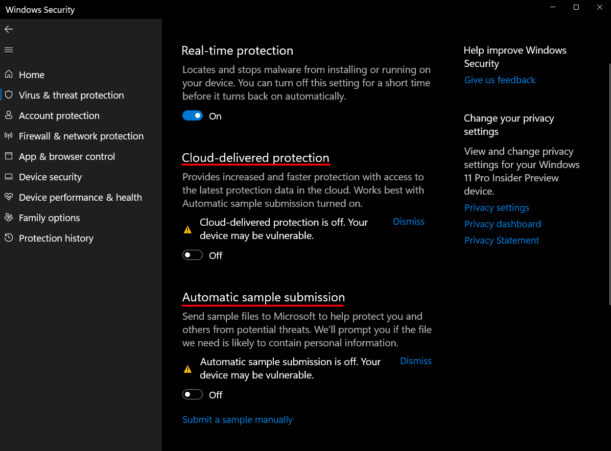 Як увімкнути Windows Defender у Windows 11