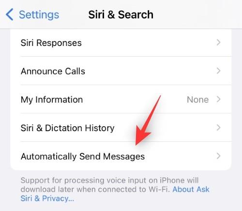 Sådan deaktiverer du bekræftelsesprompten for Siri, når du sender en besked