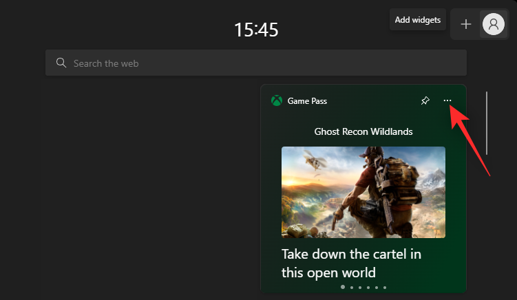 A Game Pass widget engedélyezése és használata Windows 11 rendszeren