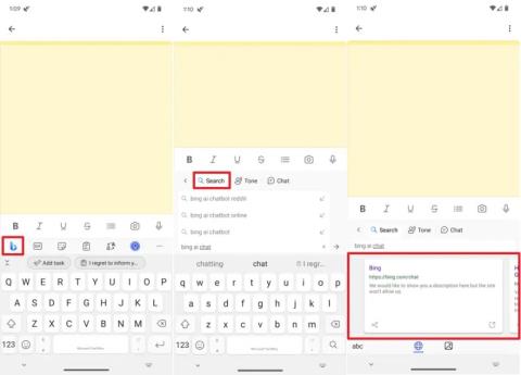 Jak používat Bing Chat AI na SwiftKey na Androidu nebo iPhone