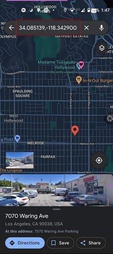 Google Maps: Kuinka löytää sijainnin koordinaatit
