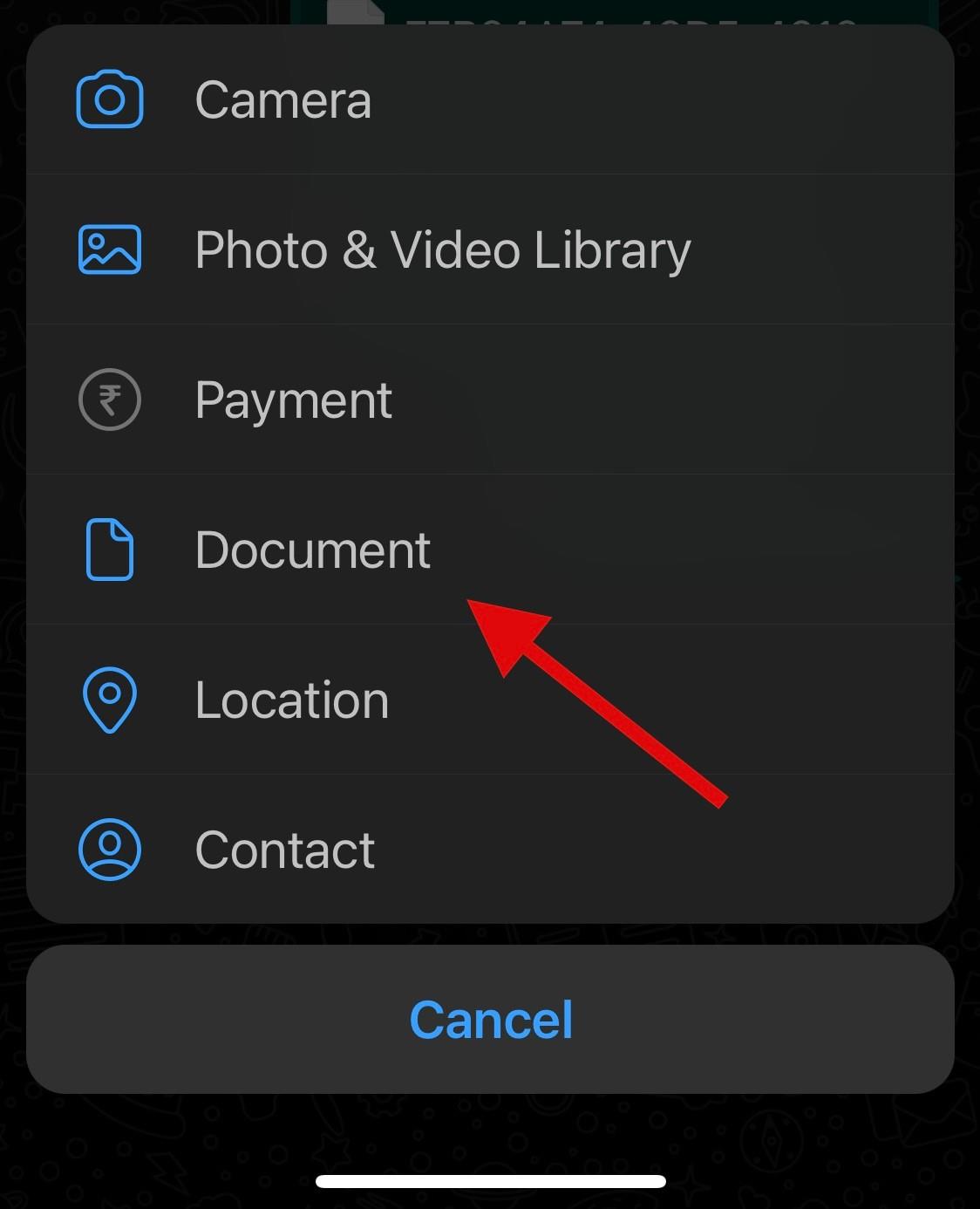 Sådan sender du billeder som dokument i Whatsapp på iPhone eller Android