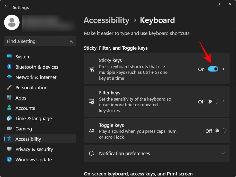 A Sticky Keys végleges letiltása a Windows 11 rendszeren [2023]