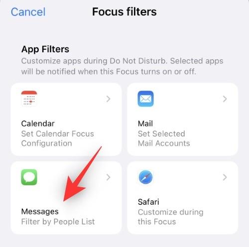 Jak používat Focus Filters na iPhone na iOS 16