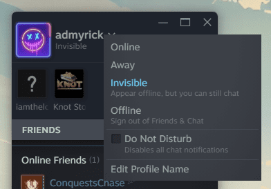Hogyan lehet offlineként megjeleníteni a Steamben