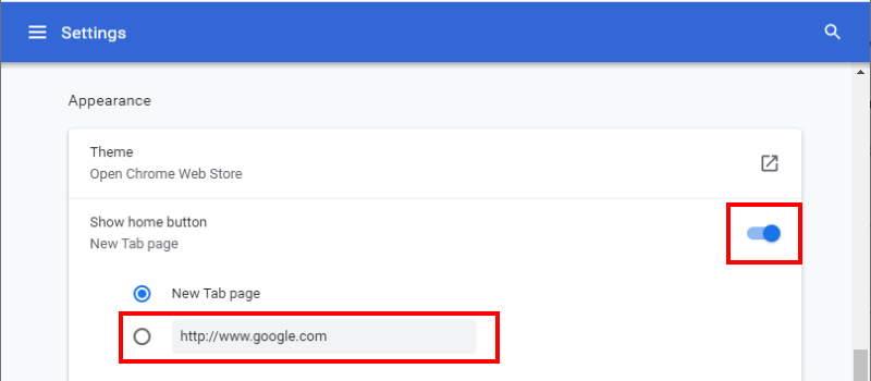 Как да настроите началната страница в Google Chrome