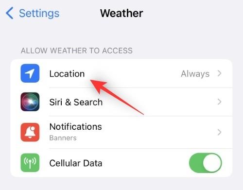 Jak opravit vybití baterie aplikace Weather na iOS 16