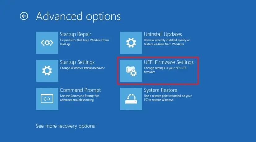 Jak povolit virtualizaci hardwaru v UEFI (BIOS) ve Windows 11