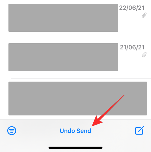 IOS 16: як відкликати повідомлення в Apple Mail