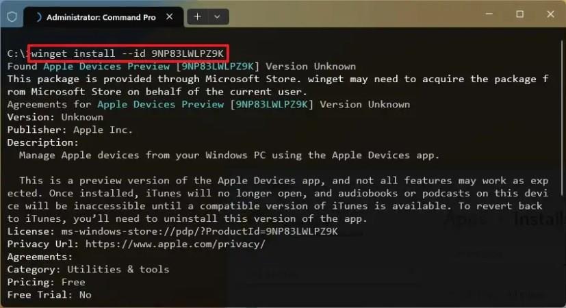 Як встановити офіційну програму Apple Devices на Windows 11