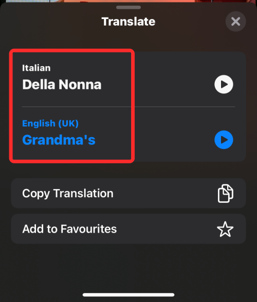 Hur man översätter text med iPhone-kamera på iOS 16